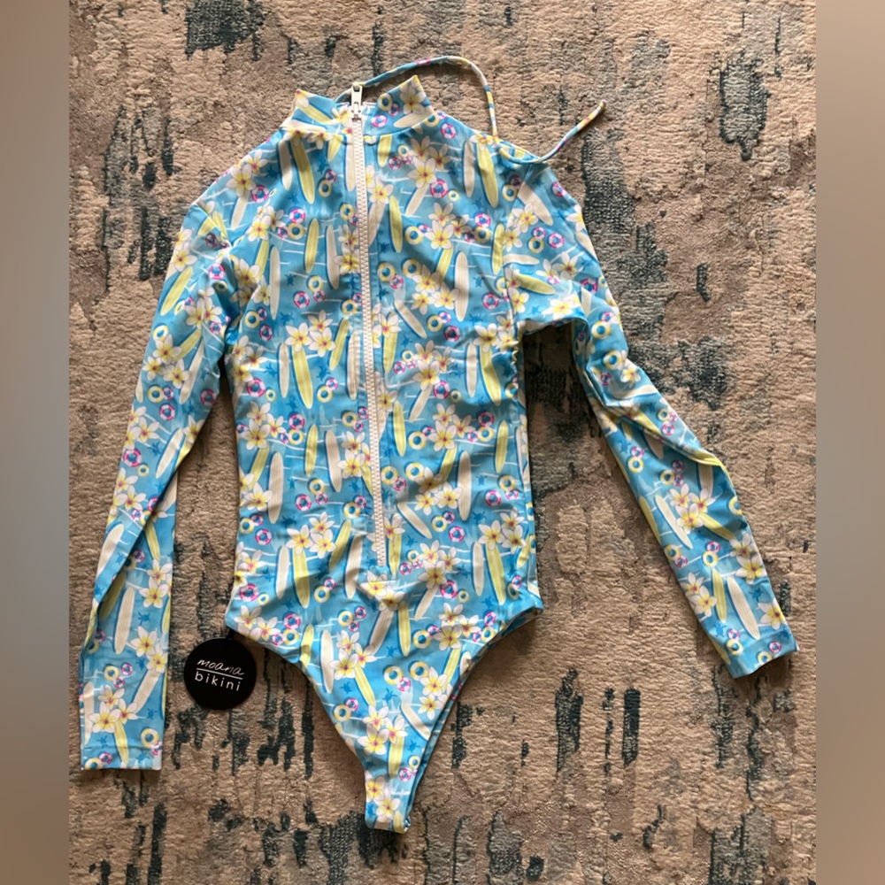 Moana Bikini bathing suit one piece Waikiki Wipeout Surf Suit Size Small